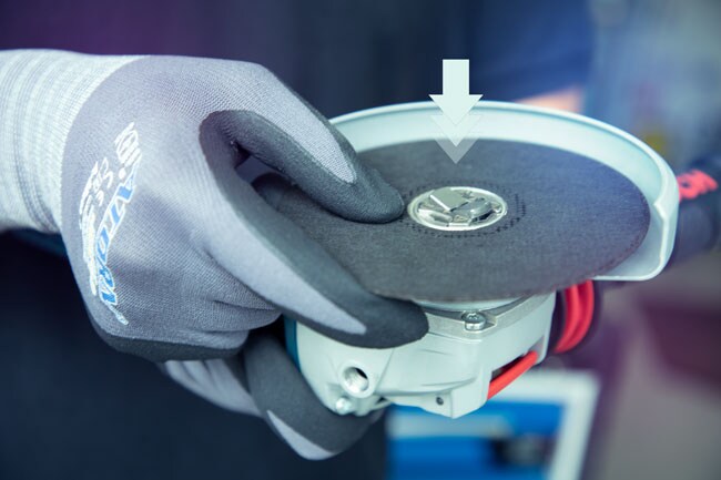 Place tool on the closure